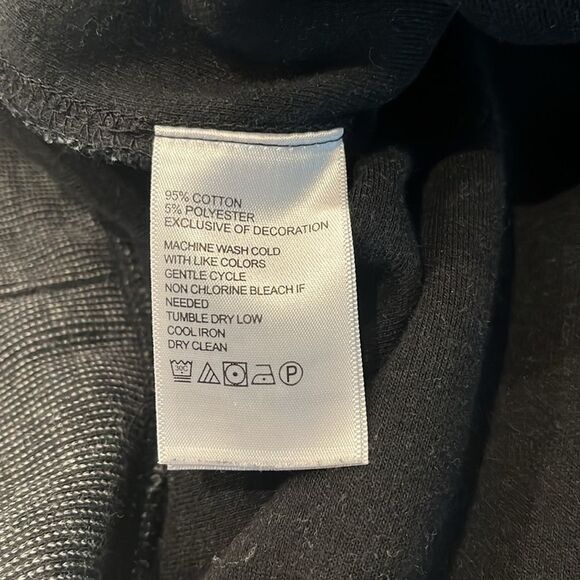 Tommy Bahama Dark Grey LS 1/4 zip Sweater - Picture 5 of 7